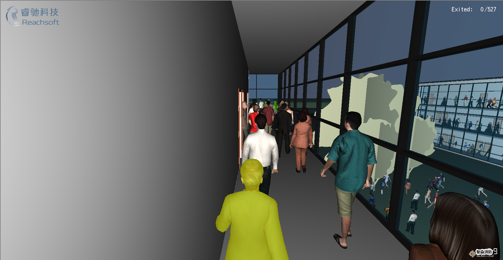 廈門消防安全評估廈門人員疏散能力模擬分析軟件Pathfinder10 廈門消防安全評估廈門人員疏散能力模擬分析軟件Pathfinder10