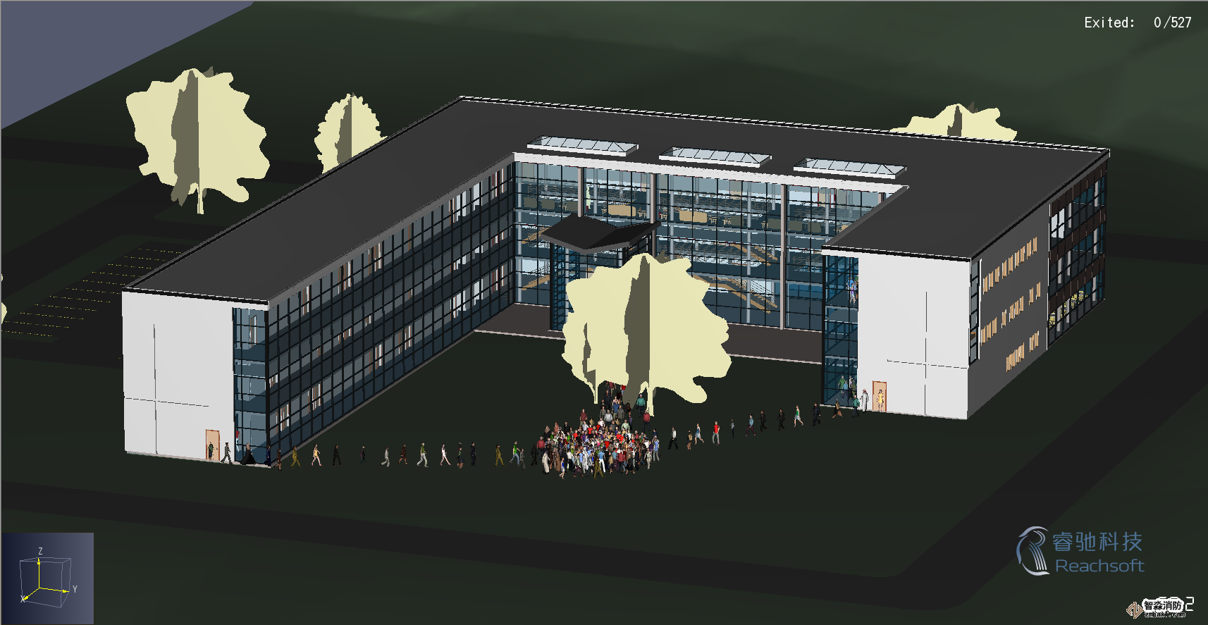 廈門消防安全評估廈門人員疏散能力模擬分析軟件Pathfinder9 廈門消防安全評估廈門人員疏散能力模擬分析軟件Pathfinder9